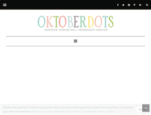 Tablet Screenshot of oktoberdots.nl